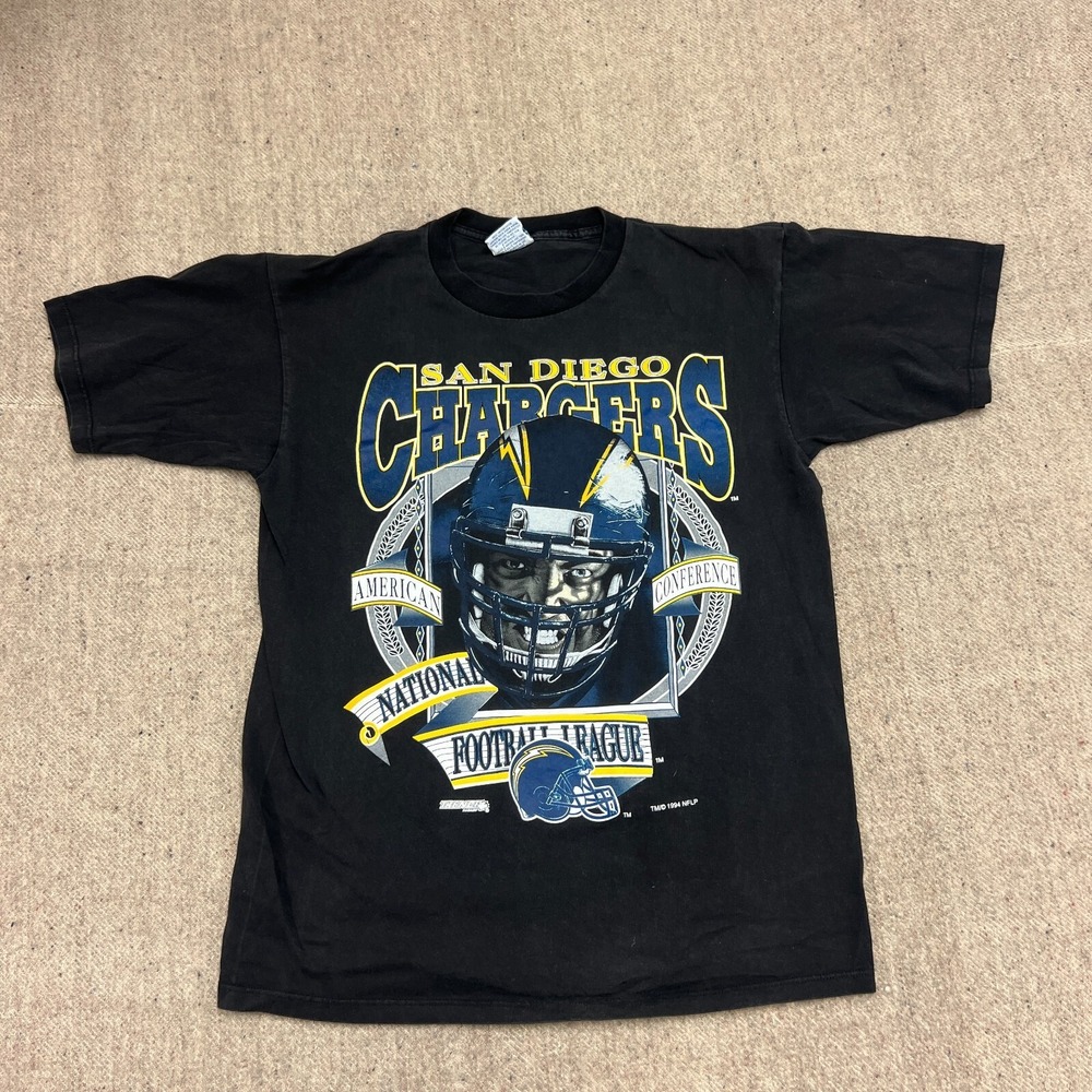 Vintage San Diego Chargers Shirt Mens Large Blue 1990s NFL
